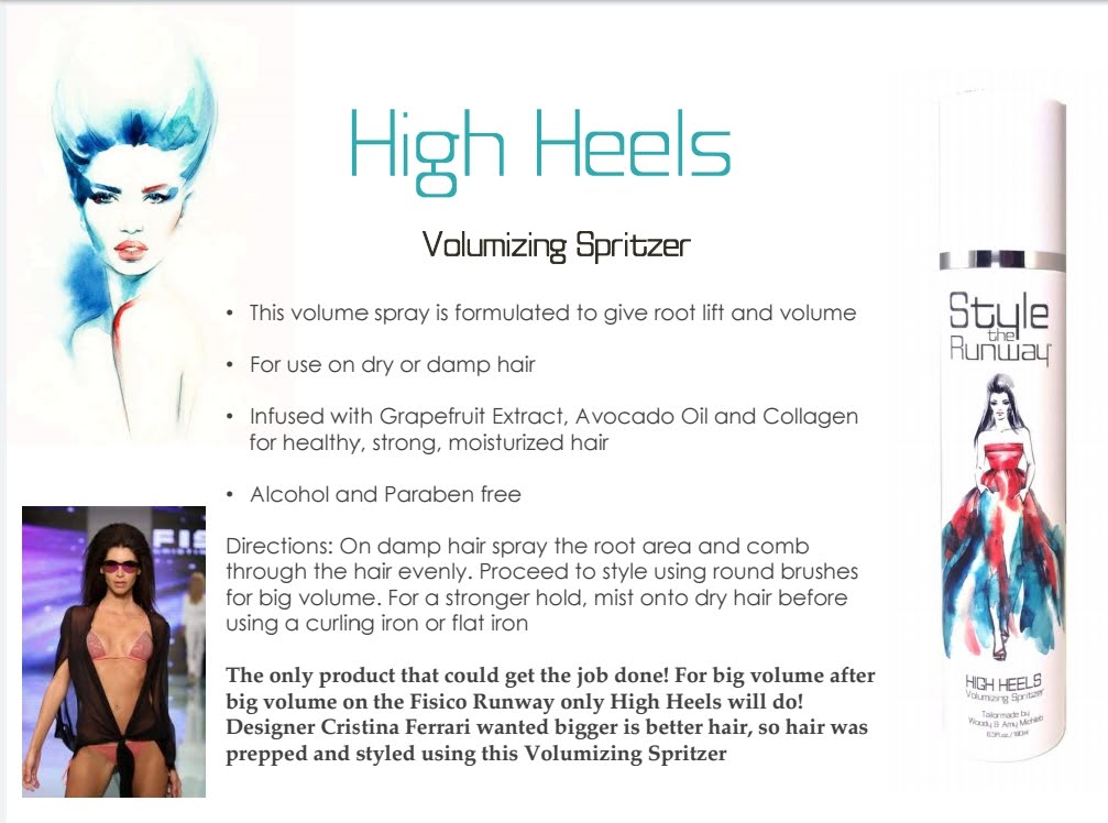 High Heels-volumizing spritzer by Style the Runway