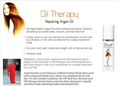 Oil Therapy-Repairing Argan Oil by Style the Runway